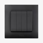 AVE - quadr dev 10ax n-ill.2m gri, dispositivo elettrico compatto e versatile, ideale per installazioni efficienti e sicure in ambienti residenziali e commerciali. BSG41002