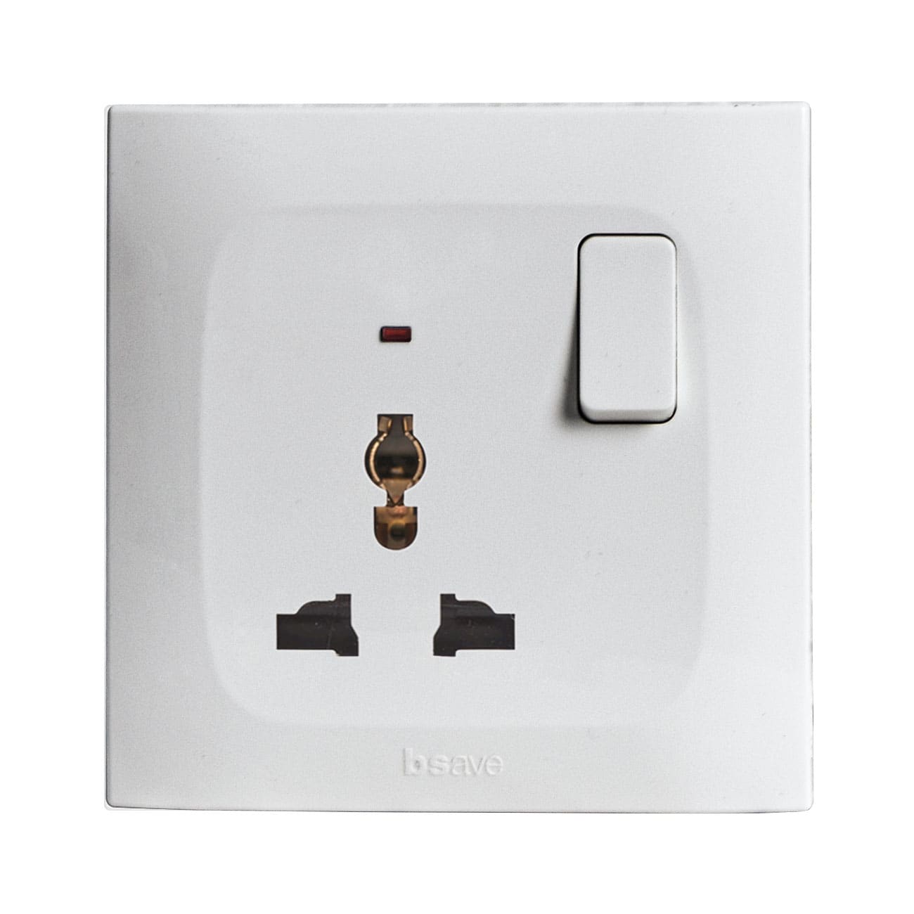 AVE - presa multistd inter neon 10a 13a 1p 2m BSN11059/TSN