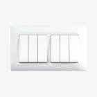 AVE - 6 INTERR. 10AX NON ILL. 4M BIANCO BSN61001