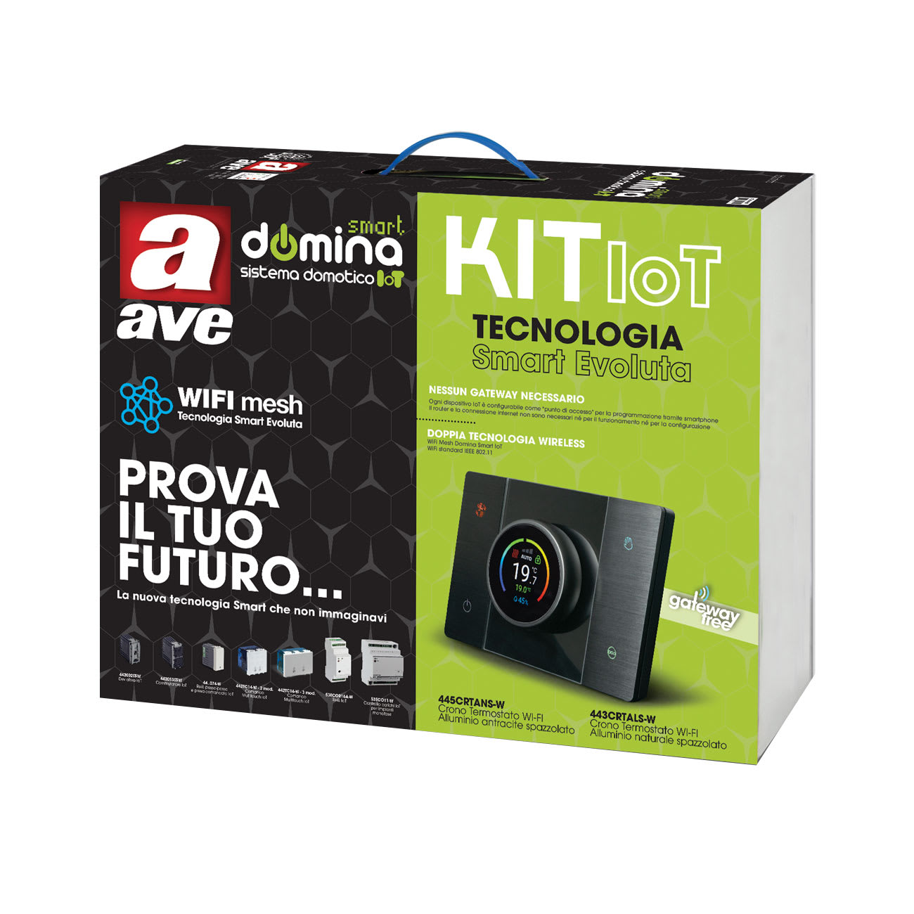 AVE - kit iot tapparelle domus per automazione domestica avanzata e controllo remoto efficiente delle tapparelle con installazione semplice e compatibilità universale K808-TAPD
