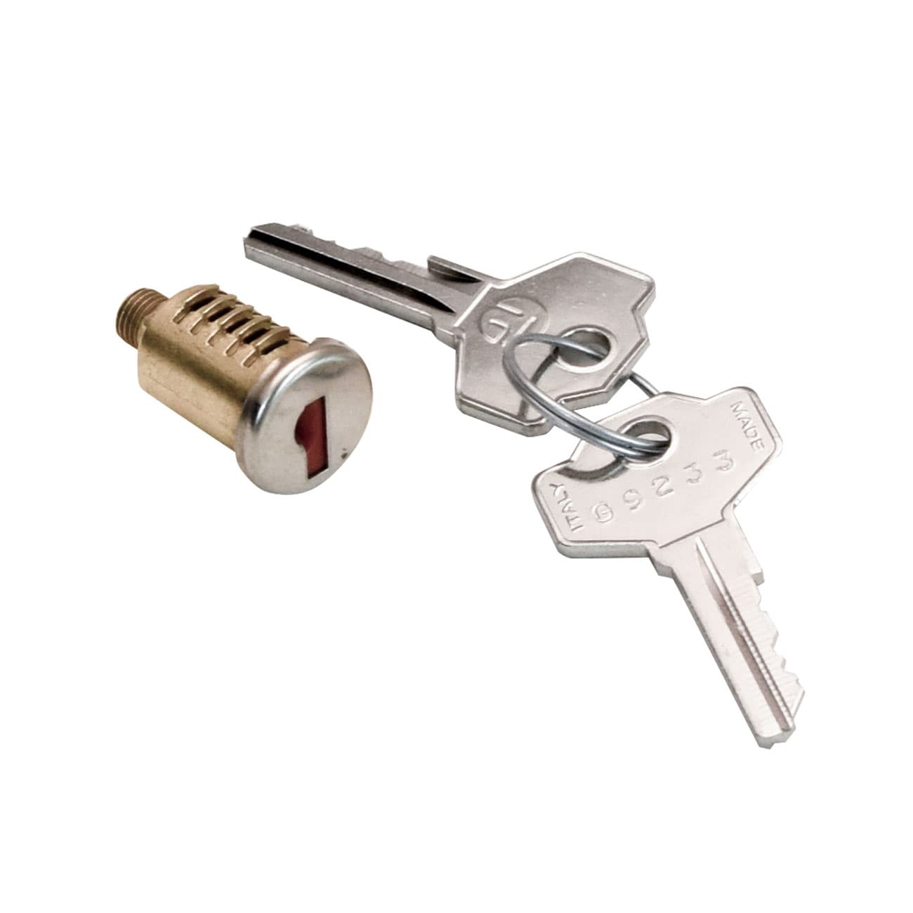 AVE - Serratura con chiave metallica per quadretto IP40 da incasso codice 53Q20N
