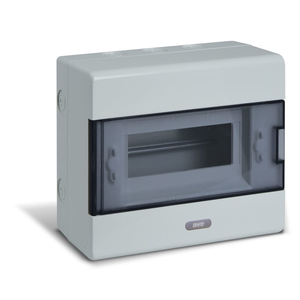 AVE - quadro ip40 da parete 8 moduli din per installazioni sicure e affidabili in ambienti interni