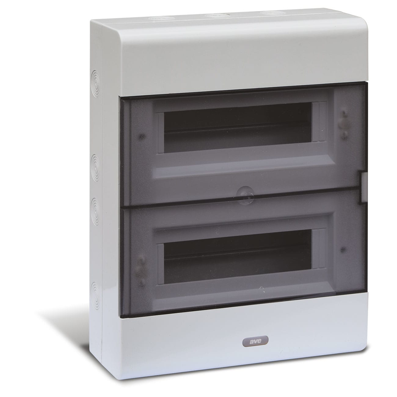 AVE - quadro ip40 da parete 24 moduli din 2x12 moduli din