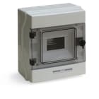 AVE - quadro ip65 da parete 6 moduli din per installazioni sicure e affidabili in ambienti esterni o interni con protezione contro polvere e acqua ideale per applicazioni elettriche