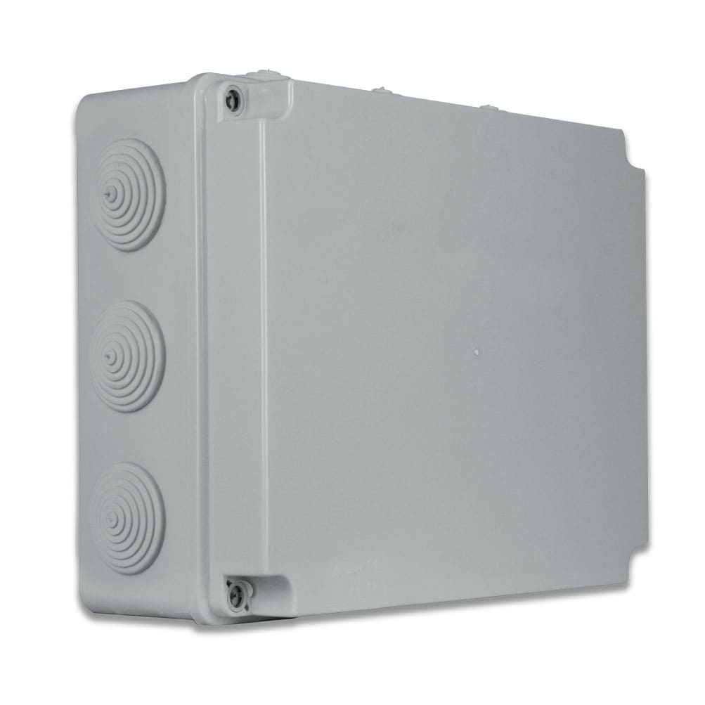 AVE - Scatola IP65 di derivazione da parete con passacavi Dimensioni (L H P): 240 X 190 X 90 mm SD2408