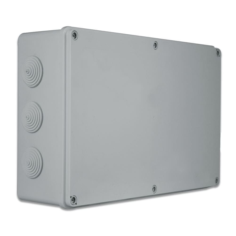 AVE - Scatola IP65 di derivazione da parete con passacavi Dimensioni (L H P): 350 X 230 X 100 mm