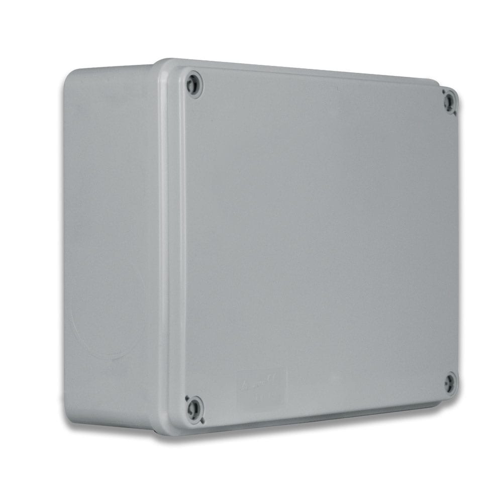AVE - Scatola IP65 di derivazione da parete con pareti lisce Dimensioni (L H P): 190 X 140 X 70 mm