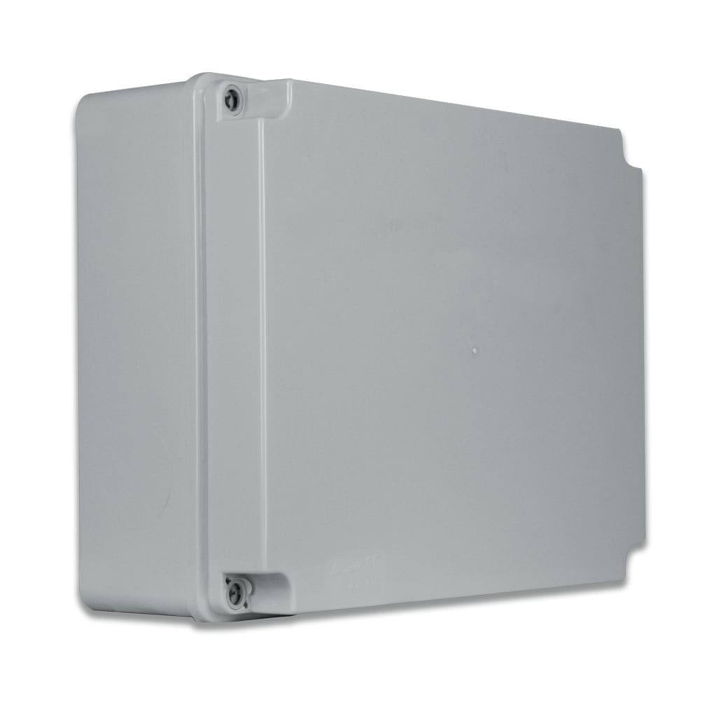 AVE - Scatola IP65 di derivazione da parete con pareti lisce Dimensioni (L H P): 240 X 190 X 90 mm