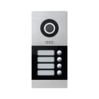 AVE - Postazione esterna quadrifamiliare 2 fili, ideale per installazioni multiple e connessioni efficienti. VI2F-PE4