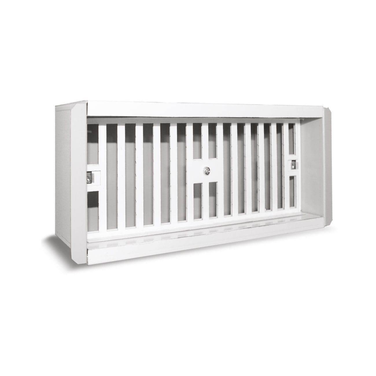 AVE - plenum per griglie con 2 attacchi posteriori d75 per una ventilazione efficiente e sicura