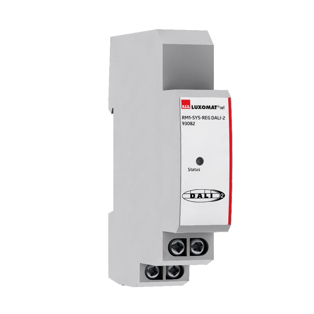 BEG - Modulo Relè Montaggio su guida bianco IP20 DALI-SYS 1Canale RM1-SYS-REG DALI-2.
