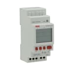 BEG - Timer digitale DW-NFC per montaggio su guida, con funzione giornaliera e settimanale. Protezione IP20, 1 canale.