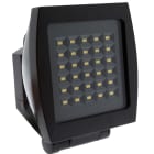 BEG - Proiettore a LED FL3N montaggio a parete nero IP44 1100 lumen.