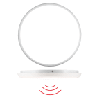 BEG - lampada circolare 300mm 3 colori 360° montaggio a parete bianco plafoniera automatica 3 colori led 300mm.