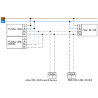BEG - Rilevatore di presenza Starter Set Dali-Link per uffici di grandi dimensioni.