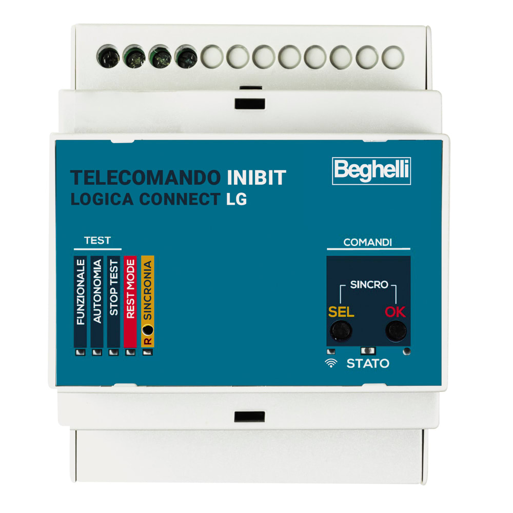 BEGHELLI - Telecomando per il controllo centralizzato di un Sistema Logica INIBIT RM.