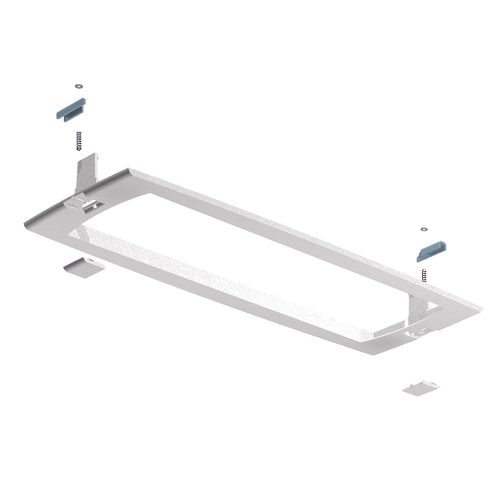 BEGHELLI - Dima di foratura per lampada Beghelli logica LED staffa controsol STAFFA CONTROSOF BI LOGICA LED.