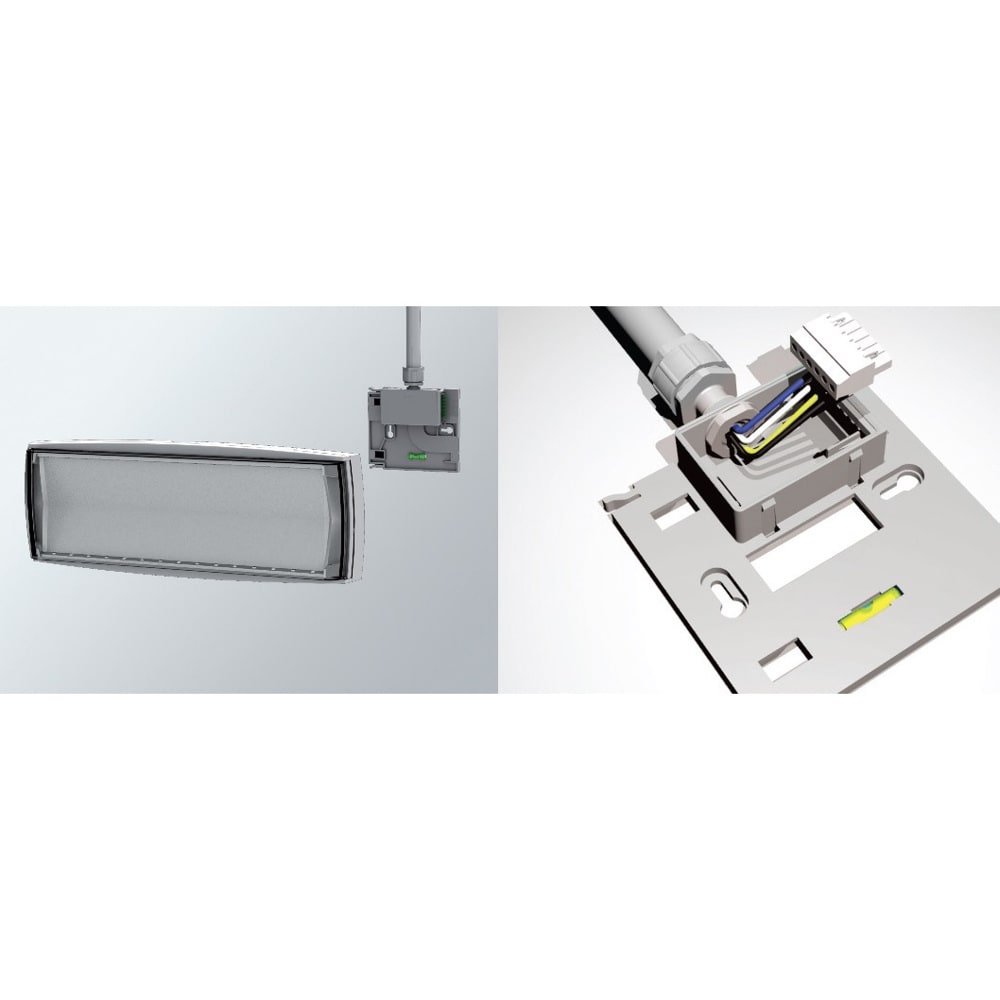 BEGHELLI - Accessori vari staffa parete logica IP65 staffa parete logica IP65. 12199