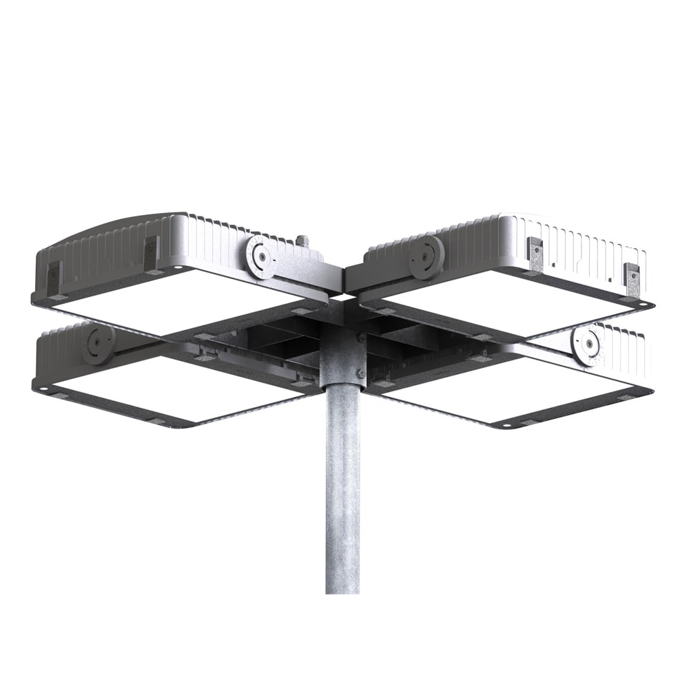 BEGHELLI - Staffa testa palo proiettore 4x 60-76. 12662