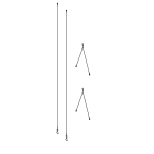 BEGHELLI - Kit cavo sospensione riflettore. 12663