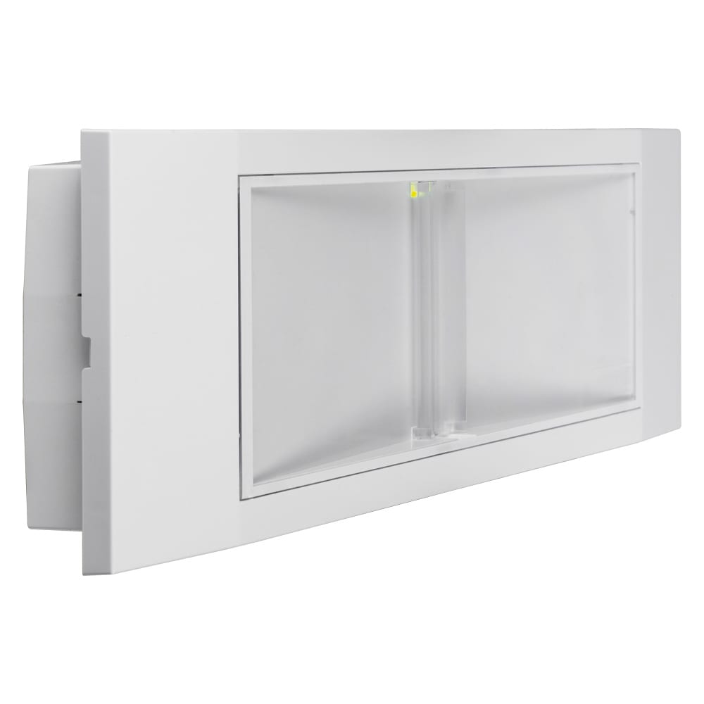 BEGHELLI - Apparecchio di emergenza per incasso con ampia scelta di accessori per installazioni flessibili, STILE IN LED 11 SE1 LI-FE. 1499E