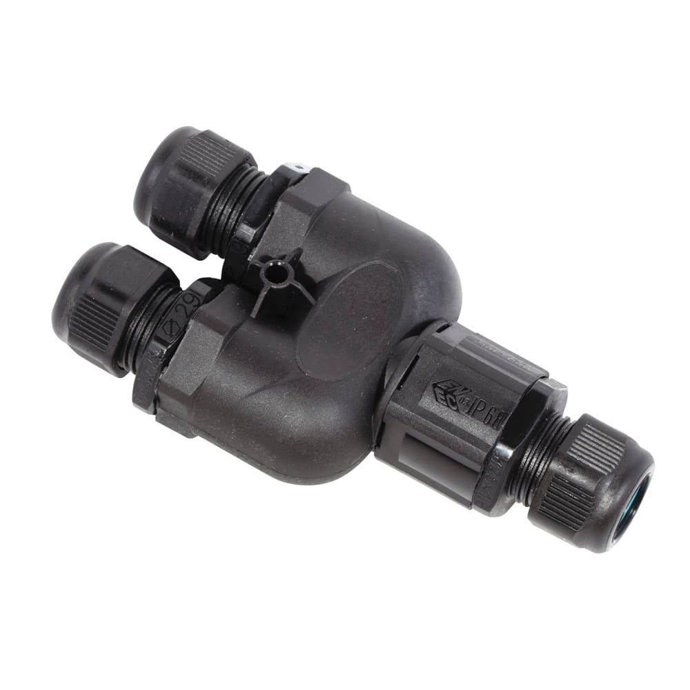 BEGHELLI - Accessori per illuminazione elettrica: raccordo doppio ingresso M20.