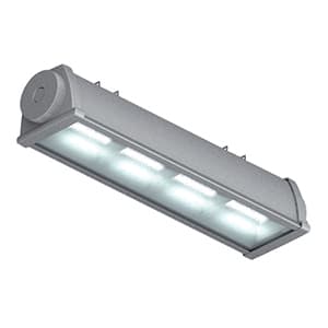 BEGHELLI - Apparecchio di emergenza conforme ATEX in acciaio zincato e vetro temprato con elevata resistenza meccanica e chimica ACC EM LED SLGS 24V 6/12W.