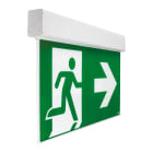 BEGHELLI - Apparecchio per segnaletica di emergenza con distanza di visibilità 20 metri EXIT LGS24 DF20M.