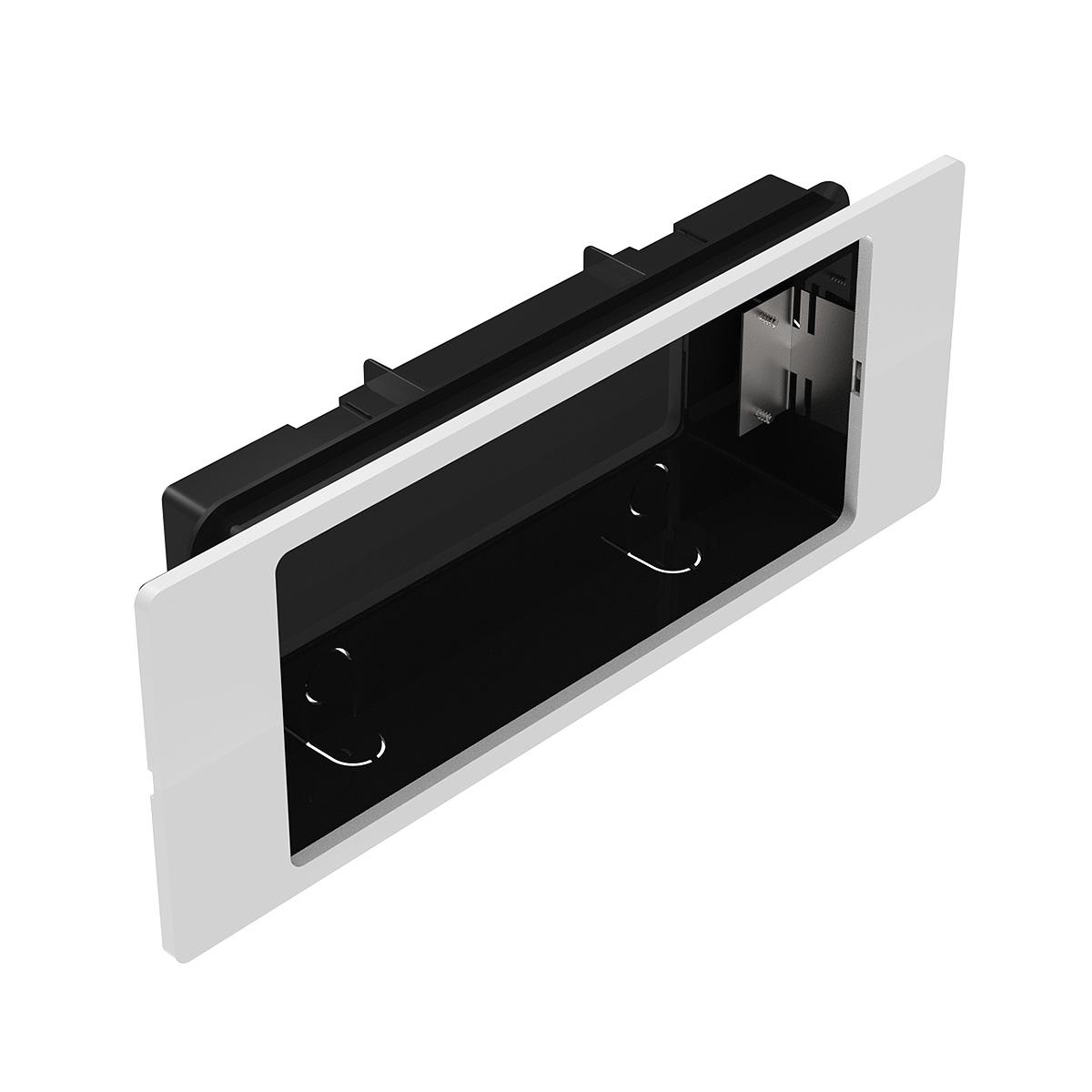 BEGHELLI - Scatola incasso con cornice per modula p.