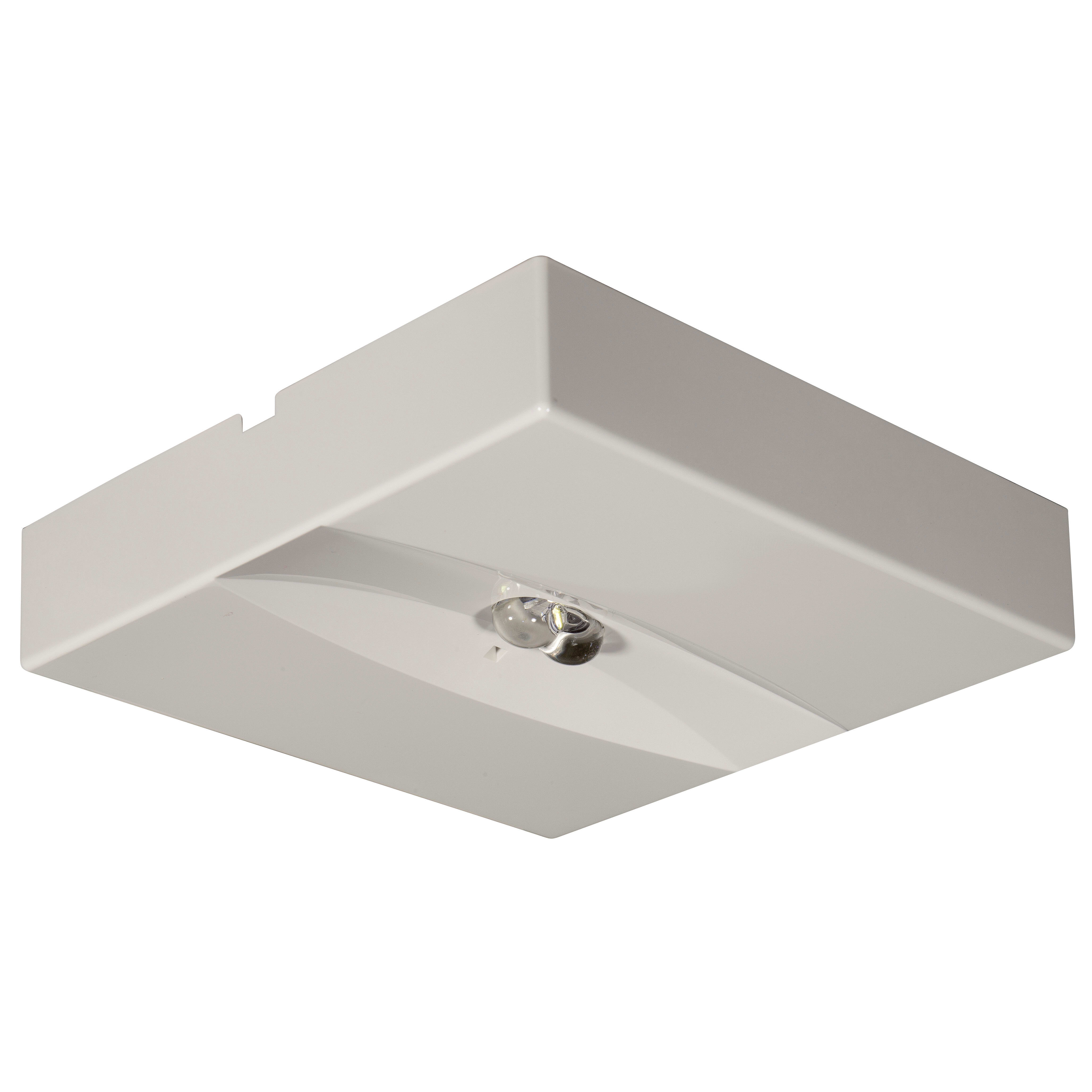 BEGHELLI - Faretto illuminazione emergenza elevate prestazioni tre lenti intercambiabili differenti fasci luminosi L.LARG DWCL AT 24W SE 1N.