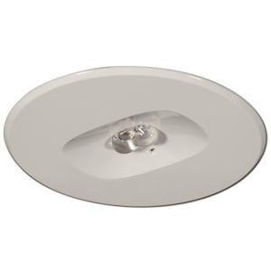BEGHELLI - Faretto illuminazione emergenza elevate prestazioni tre lenti intercambiabili differenti fasci luminosi L.LARG DWRC LG 24W SE/SA 1/3H.