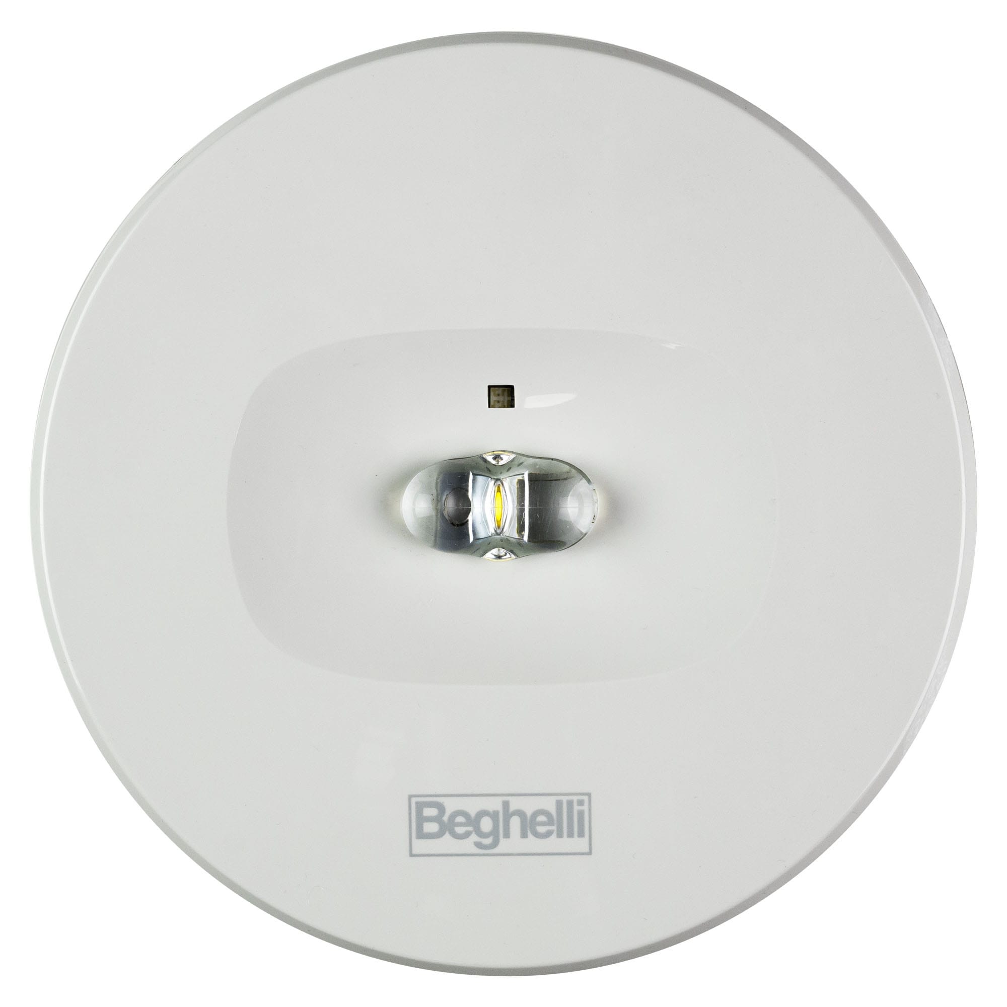BEGHELLI - Faretto per illuminazione di emergenza ad elevate prestazioni con tre lenti intercambiabili in dotazione per differenti fasci luminosi LLARG DWRC CT 24W SA LF.
