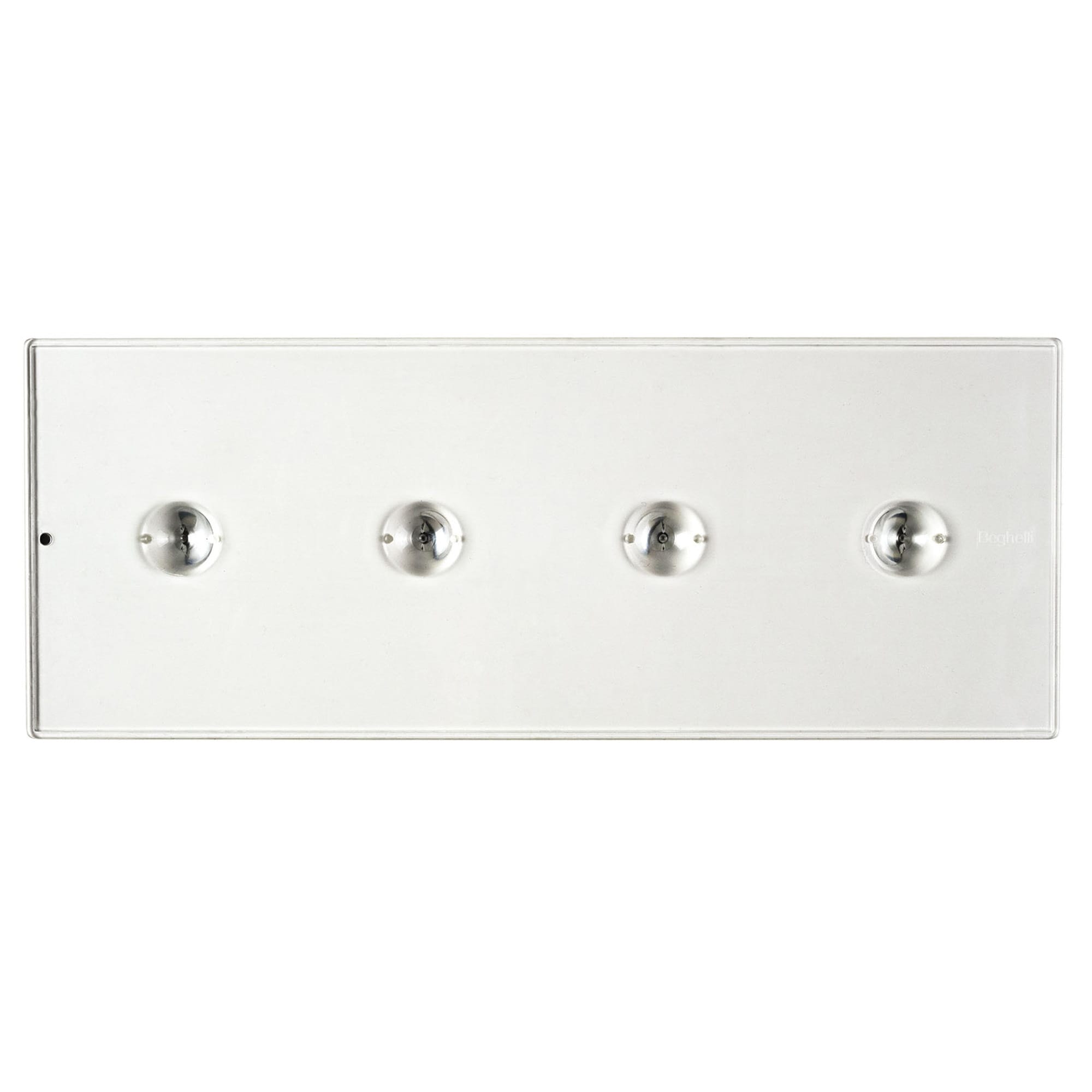 BEGHELLI - Apparecchio di emergenza linea ArchiEco con corpo verniciabile e design pulito ed elegante, realizzato con materiali riciclabili ed in parte compostabili NU.DA AE SE 1/1.5/3 TR LF.