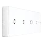 BEGHELLI - Apparecchio di emergenza linea ArchiEco con corpo verniciabile, design pulito ed elegante, realizzato con materiali riciclabili e compostabili in parte. NU.DA AE SE/SA 1.5/3 TR LF.