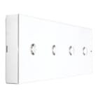 BEGHELLI - Apparecchio di emergenza linea ArchiEco con corpo verniciabile, design pulito ed elegante, realizzato con materiali riciclabili e in parte compostabili NU.DA 1124 AE CT SE LTO.