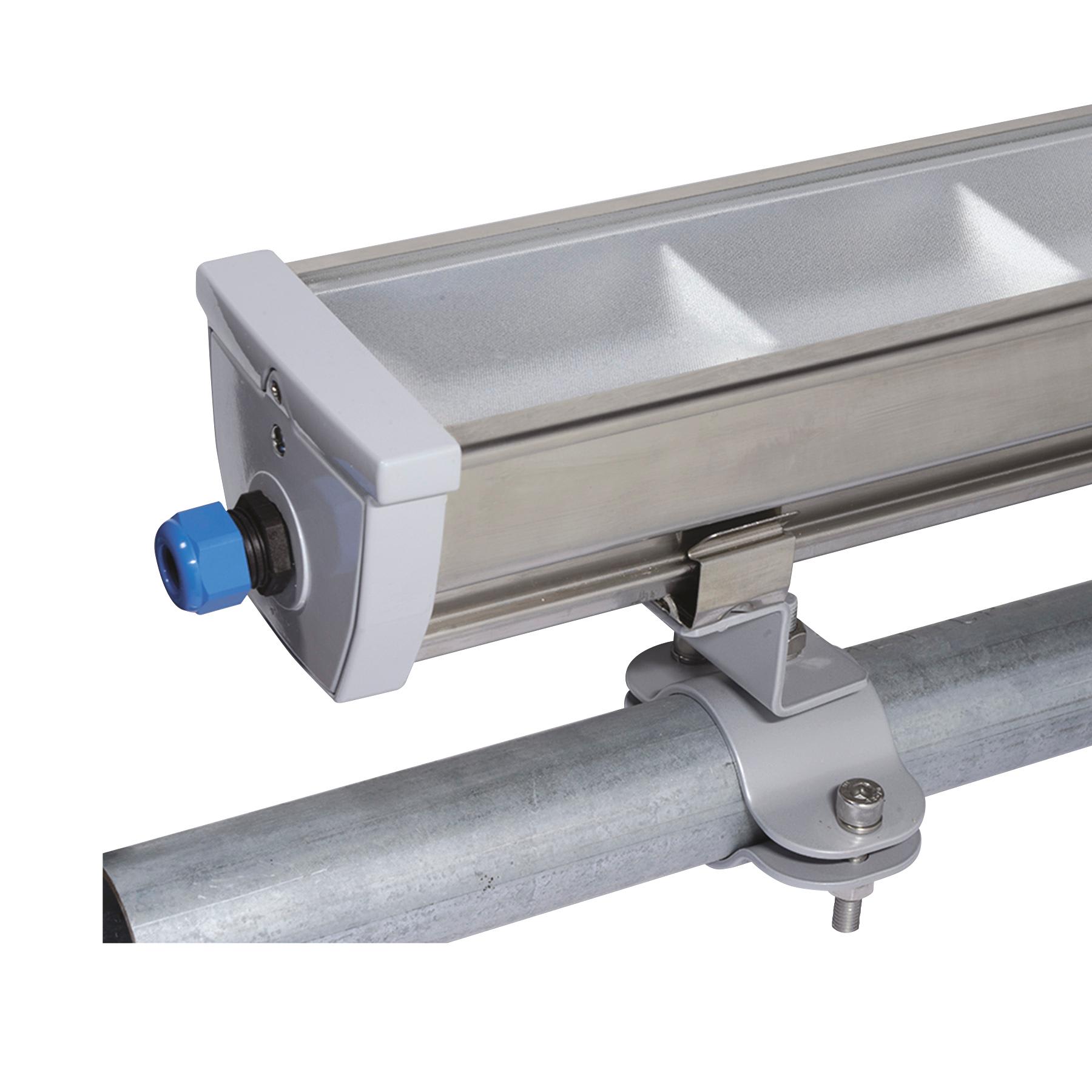 BEGHELLI - Accessori per l'illuminazione in acciaio per staffa palo. 20125