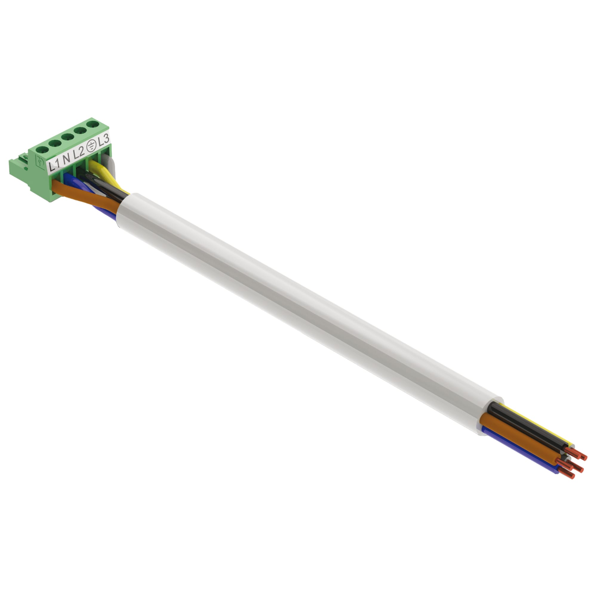 BEGHELLI - Cavo femmina a 5 poli per obiettivo fotografico.