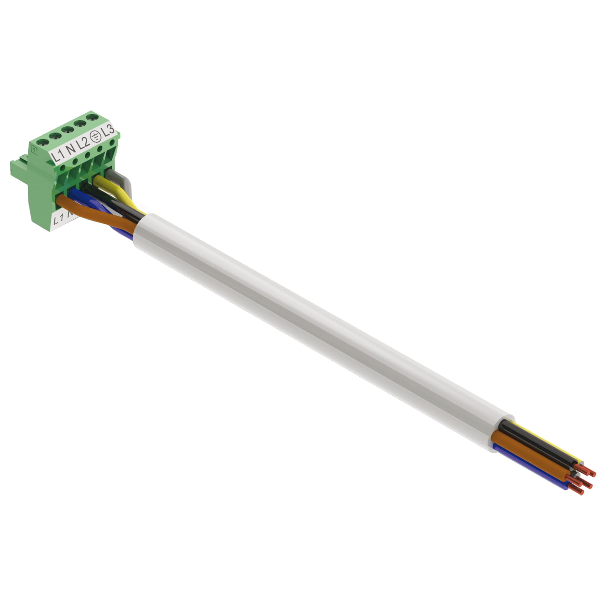 BEGHELLI - lens fila cable 5p 2x female