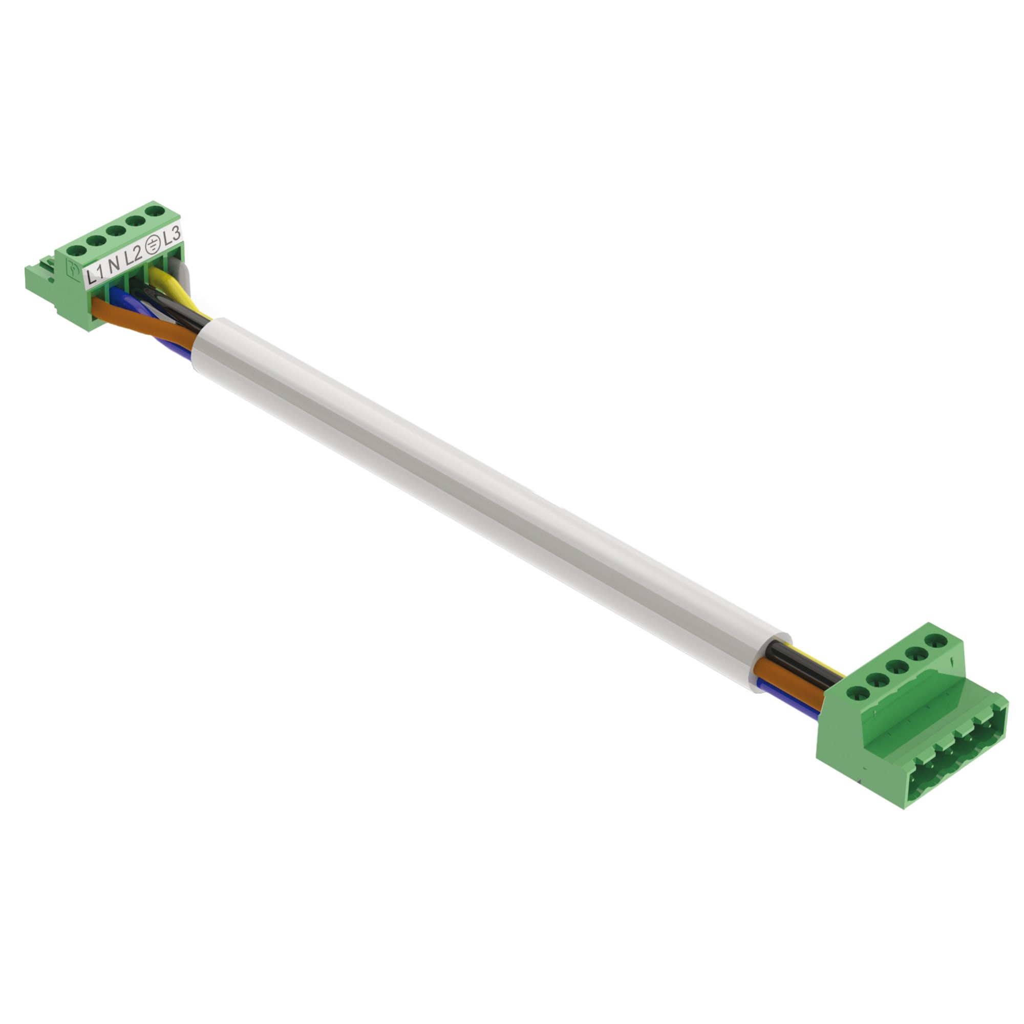 BEGHELLI - lens fila cable 5p male-female 20146