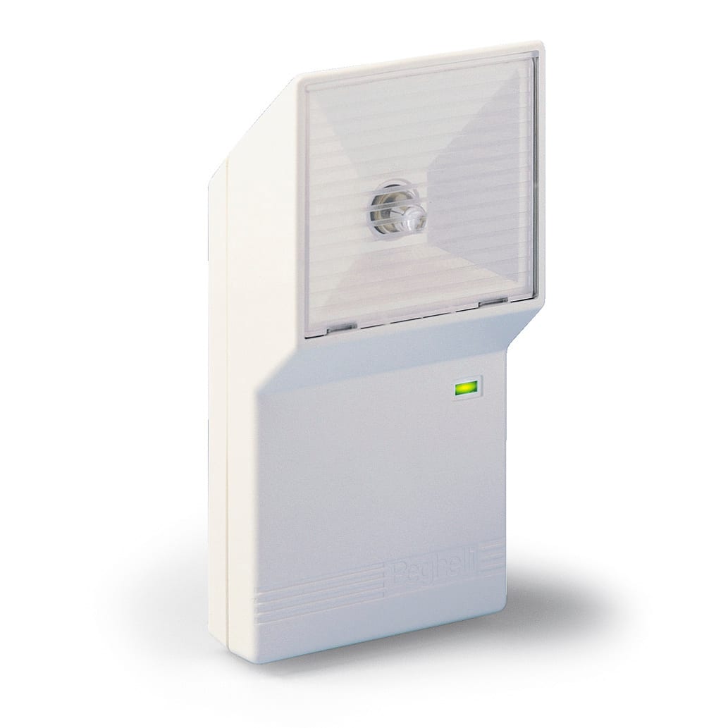 BEGHELLI - Lampada LED portatile ricaricabile con funzione luce d'emergenza anti black-out e vano con spina a scomparsa sul retro. NOTTURNA LED B. 2862