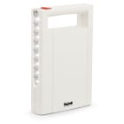 BEGHELLI - Lampada LED portatile con funzione luce d'emergenza anti black-out e vano per cavo di ricarica. Illumina LED bianca. 3310