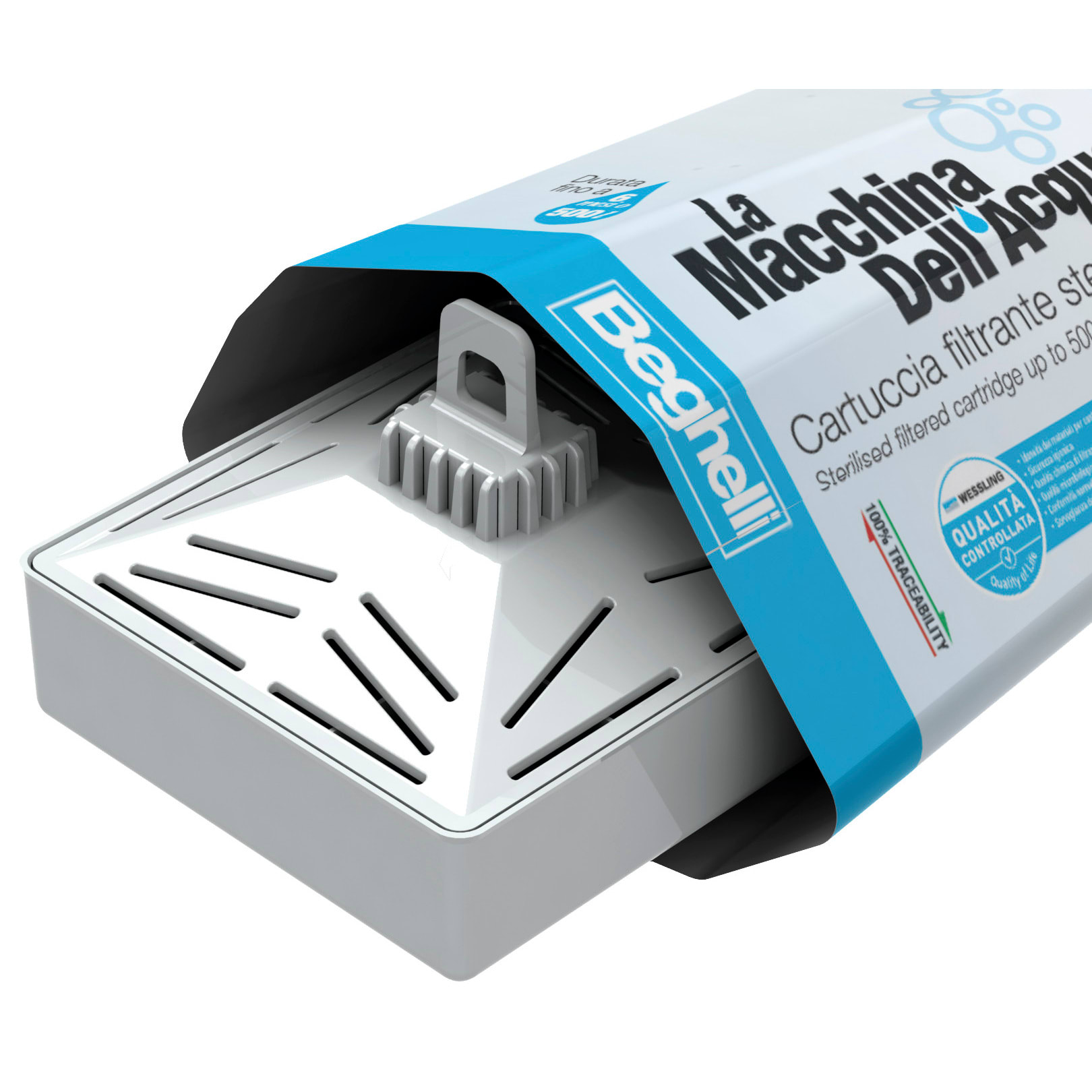 BEGHELLI - Macchina Acqua Filtro 500lt Carbonattivo Resina