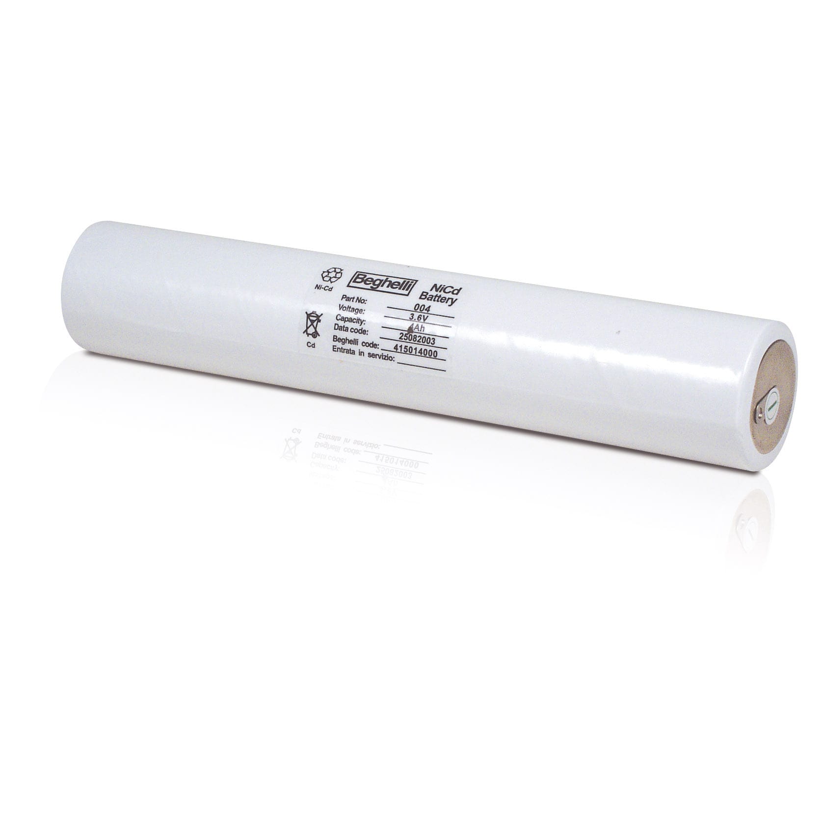 BEGHELLI - Batteria NC HT 3.6V 4AH D STILO