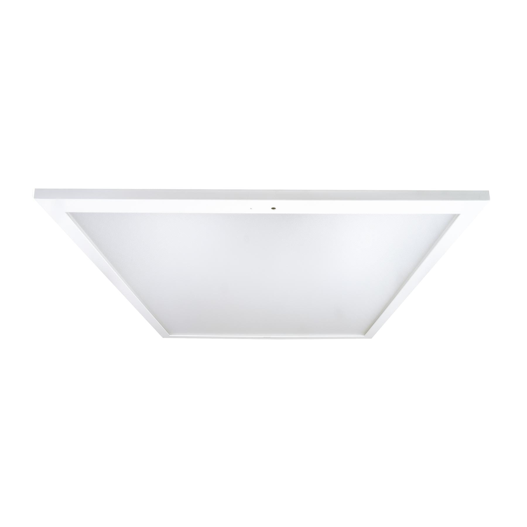 BEGHELLI - Pannello LED M600 con diffusore antiabbagliamento per uffici e grandi aree, design minimale e spessore ridotto. PAN 418 M600 U19 C90 SD 4K.