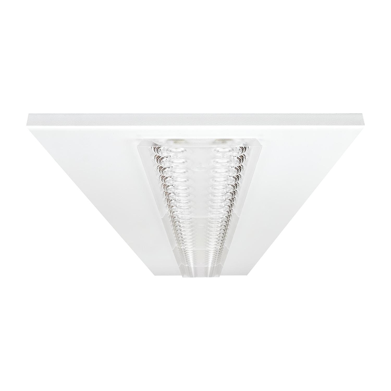 BEGHELLI - Pannello LED 30x120 ad alta efficienza luminosa con ottica multi-lenticolare anti-abbagliamento UGR<19 e LED ad alta resa cromatica CRI>90, corpo con spessore ridotto: LENSPAN 236 30X120 U19C90 ED4K.