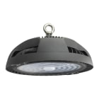 BEGHELLI - Riflettore industriale ad alta efficienza luminosa, corpo in alluminio pressofuso con lente circolare in PMMA, Highbay HP 100W 90° 4K SD SENS.