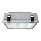 BEGHELLI - Riflettore industriale ad elevato flusso luminoso con corpo in alluminio pressofuso e schermo in vetro temprato, idoneo per installazioni ad altezze elevate. RIF S 150W E SD 4K.