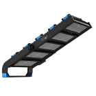 BEGHELLI - Proiettore modulare da esterno con grandissima potenza luminosa, per grandi aree come parcheggi o campi sportivi. Corpo in alluminio pressofuso e schermo in PMMA. POWER L 1000W 30° C70 5K SD.