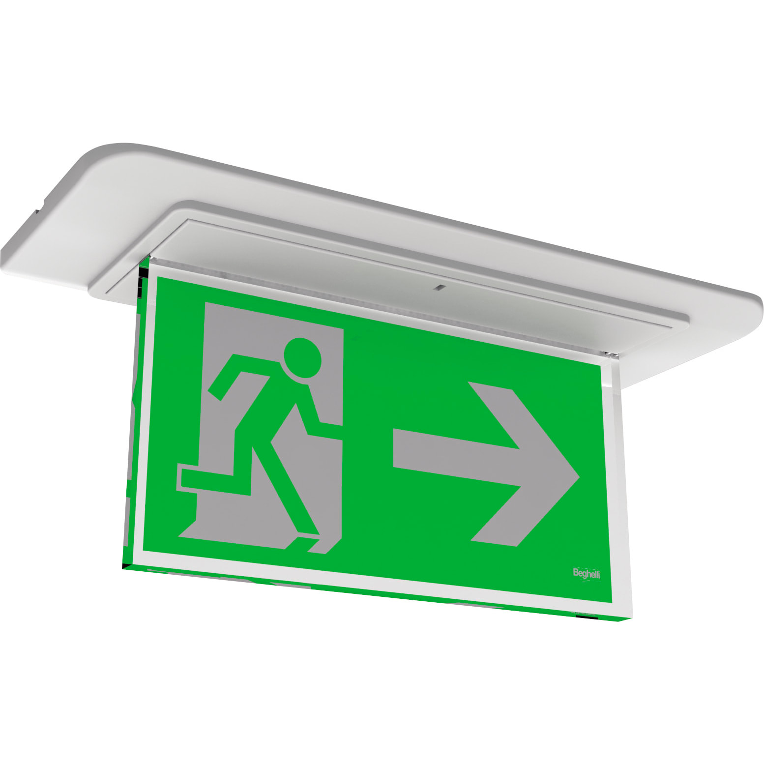 BEGHELLI - Schermo bandiera per Beghelli Design LED DXSX DES/COMP. 4267