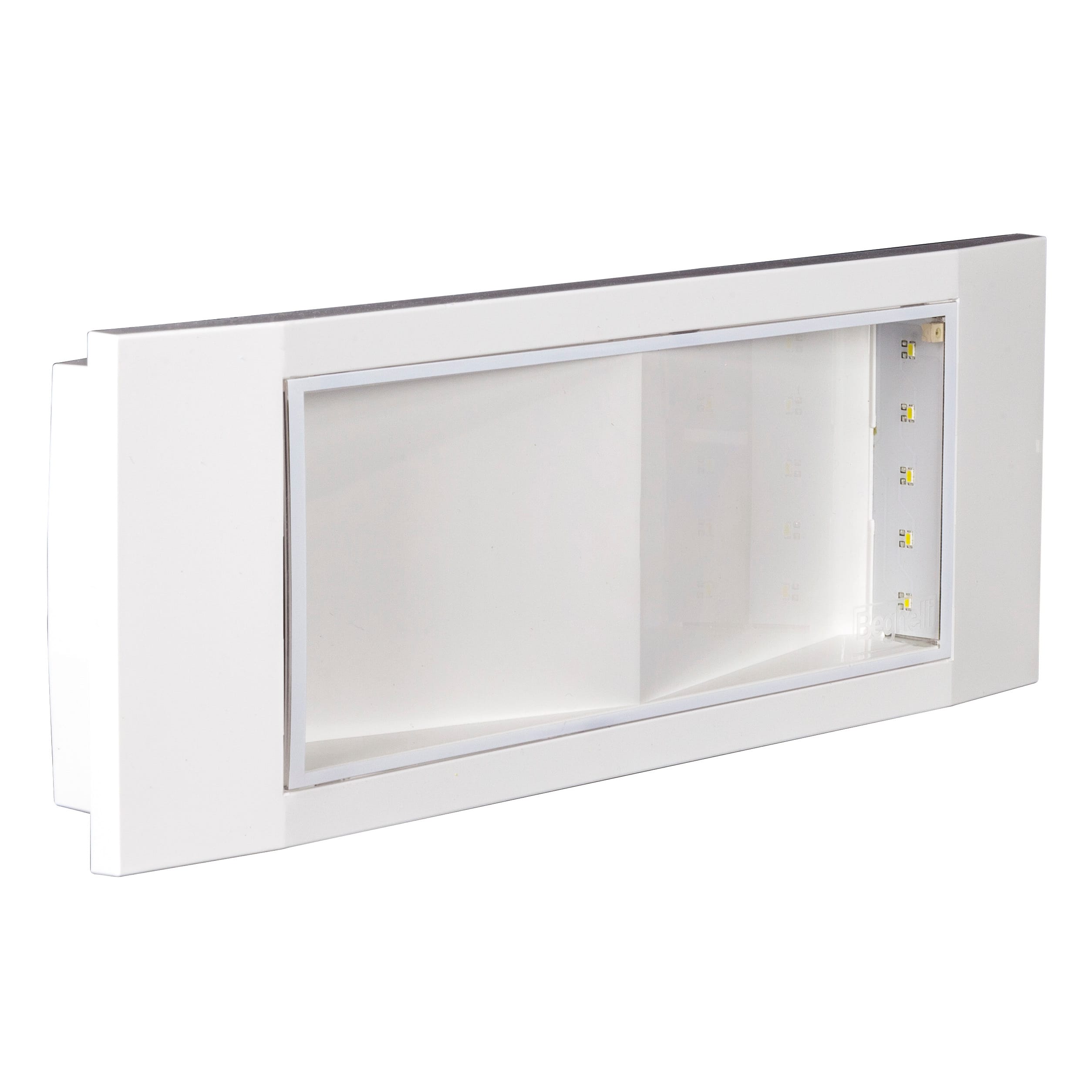BEGHELLI - Apparecchio di emergenza ad alto flusso luminoso per grandi aree commerciali e industriali TUTTOLED 11W SA 1H IP40 + GU10.